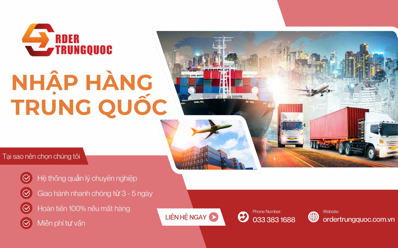 DỊch vụ đặt hộ hàng hóa China uy tín tại Order Trung Quốc