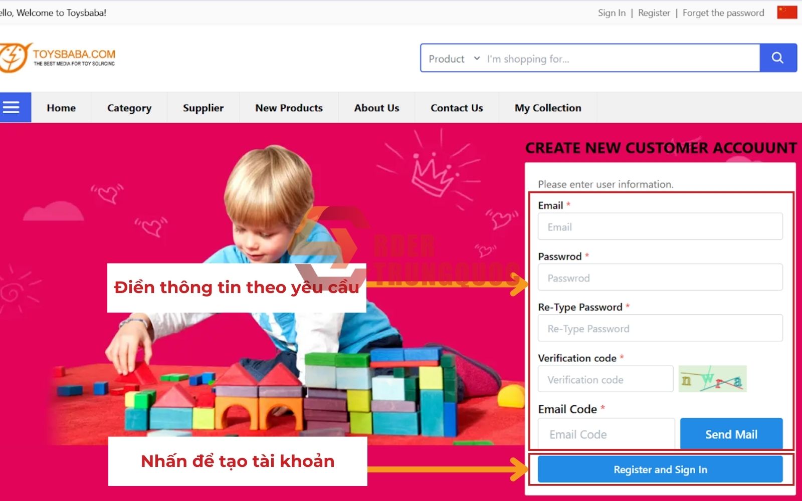 Cách Đăng ký, Đăng nhập tài khoản Toybaba Cách Đăng ký, Đăng nhập tài khoản Toybaba