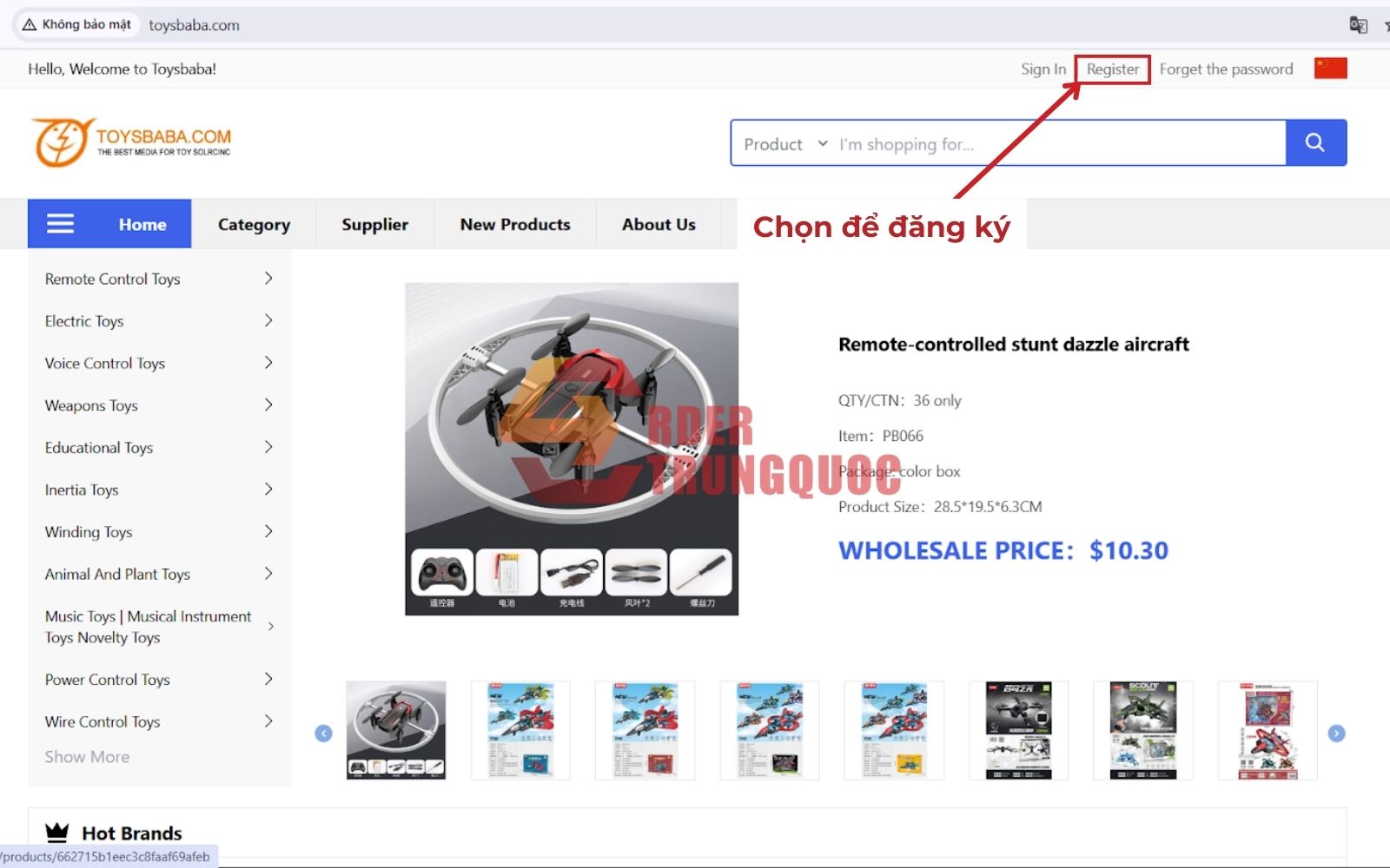 Cách mua hàng Toybaba nhập sỉ đồ chơi không qua trung gian Cách mua hàng Toybaba nhập sỉ đồ chơi không qua trung gian