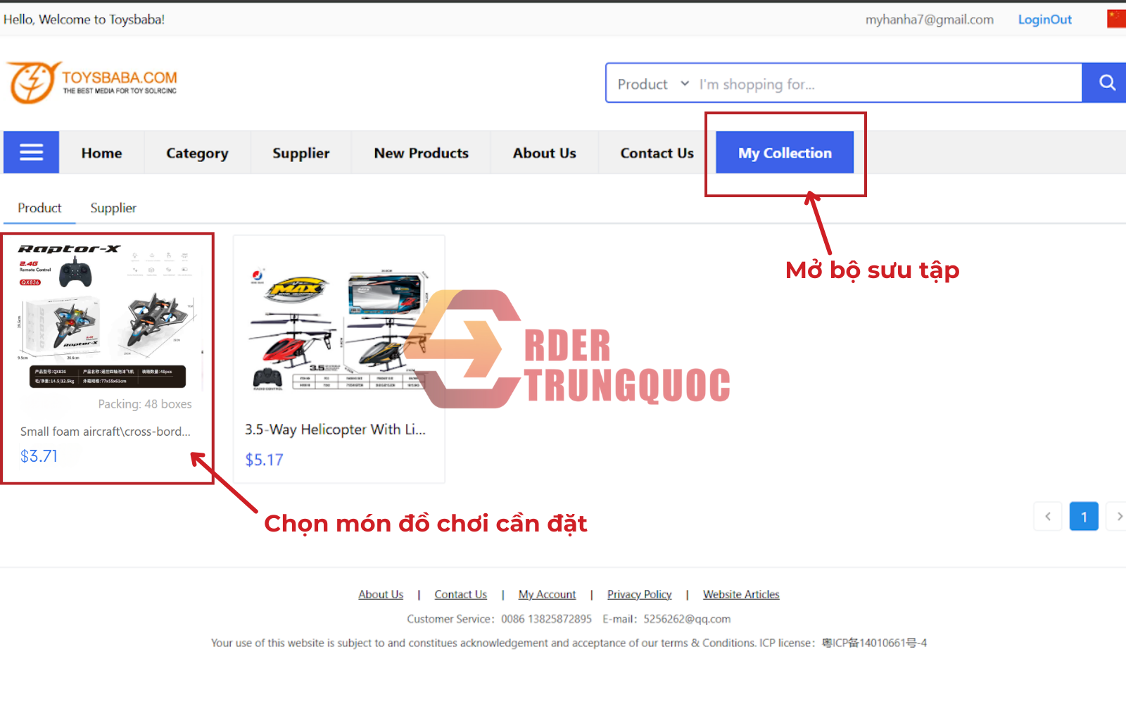 Cách order đặt hàng toybaba Cách order đặt hàng toybaba