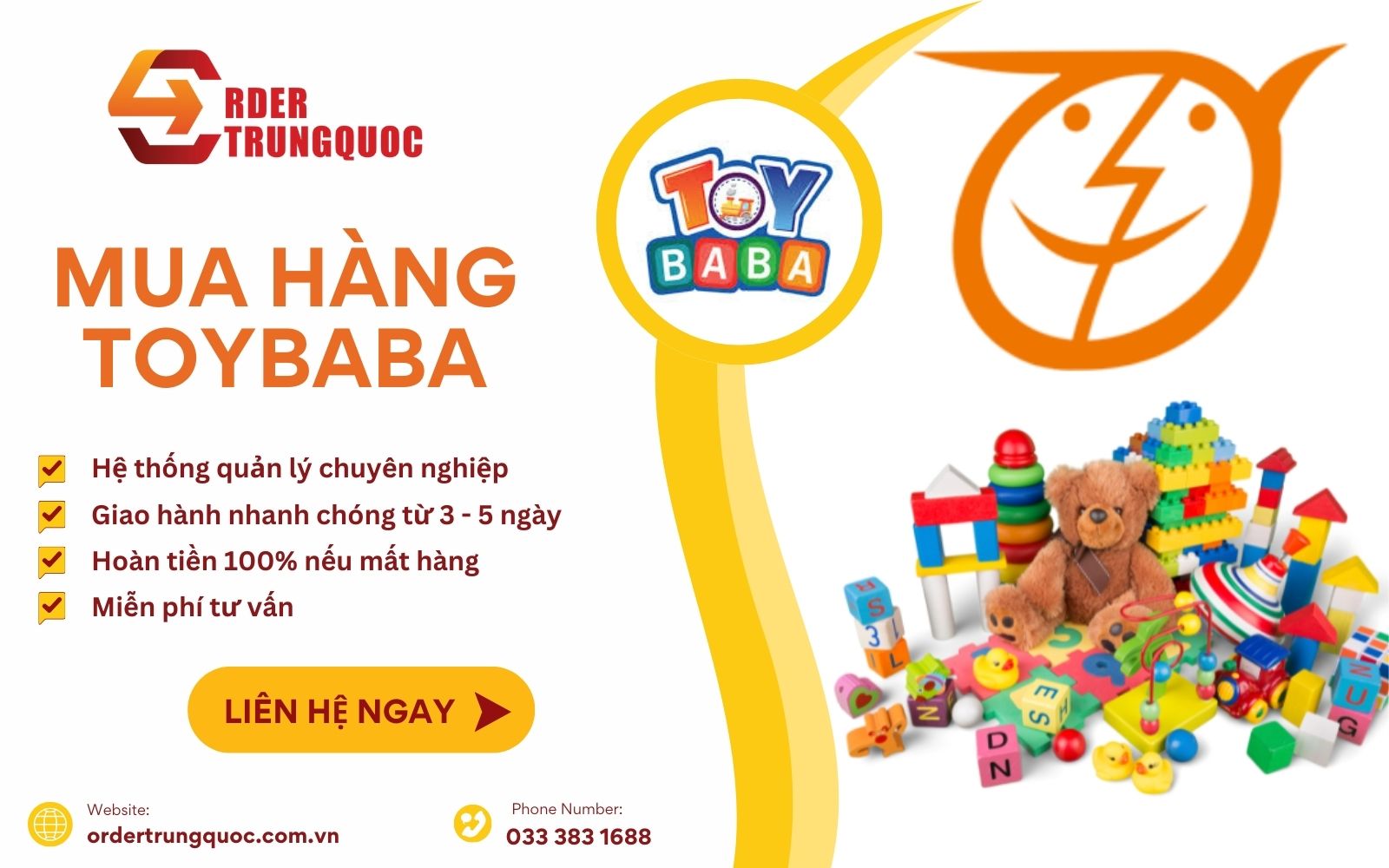 Order Trung Quốc – Đơn vị mua hộ và ship hàng Toybaba về Việt Nam Order Trung Quốc – Đơn vị mua hộ và ship hàng Toybaba về Việt Nam